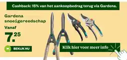 Welkoop Gardena snoeigereedschap aanbieding