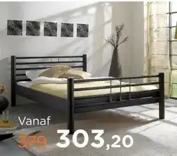 TotaalBED Bed Davos | 140 x 200 cm | Antraciet aanbieding