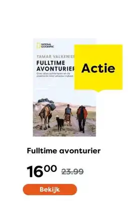 The Read Shop Fulltime avonturier aanbieding