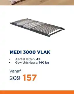 TotaalBED Lattenbodem Medi 3000 vlak aanbieding