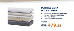 TotaalBED Matras Zeta pulse-latex | 70 x 200 cm | Standaard aanbieding