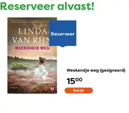 The Read Shop Weekendje weg (gesigneerd) aanbieding