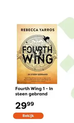 The Read Shop Fourth Wing 1 - In steen gebrand aanbieding