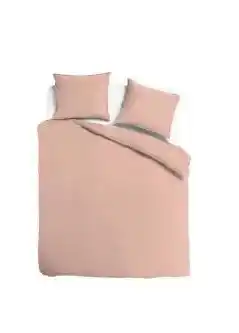 TotaalBED Dekbedovertrek Noa Pastel Brique | 140 x 200/220 cm aanbieding