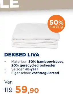 TotaalBED Dekbed Liva bamboe | all year aanbieding
