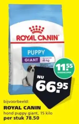 Ranzijn Royal Canin Hond Puppy Giant aanbieding