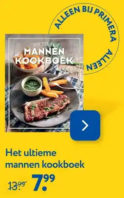 Primera Het ultieme mannen kookboek aanbieding