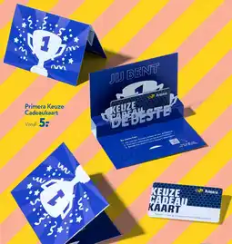 Primera Primera Keuze Cadeaukaart aanbieding