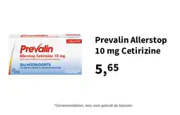 Plein.nl Prevalin Allerstop 10 mg Cetirizine aanbieding