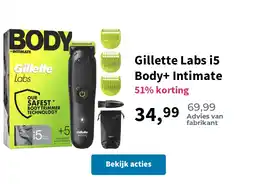 Plein.nl Gillette Labs i5 Body+ Intimate aanbieding
