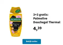 Plein.nl 3+3 gratis: Palmolive Douchegel Thermal aanbieding