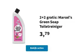 Plein.nl 2+2 gratis: Marcel's Green Soap Toiletreiniger aanbieding