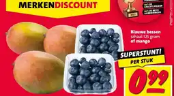 Nettorama Blauwe bessen of mango aanbieding