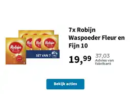 Plein.nl 7x Robijn Waspoeder Fleur en Fijn 10 aanbieding
