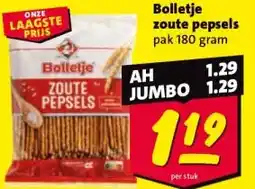 Nettorama Bolletje zoute pepsels aanbieding