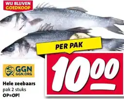 Nettorama Hele zeebaars aanbieding