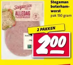 Nettorama Stegeman boterham- worst aanbieding