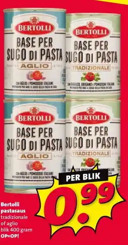 Nettorama Bertolli pastasaus aanbieding