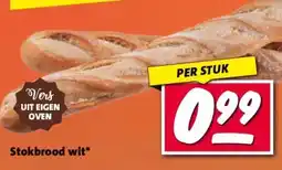 Nettorama Stokbrood wit* aanbieding