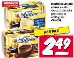 Nettorama Nestlé la Latière crème aanbieding