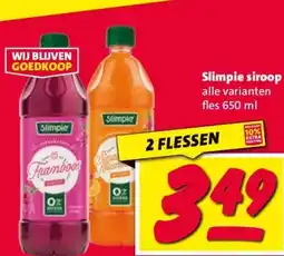 Nettorama Slimpie siroop aanbieding