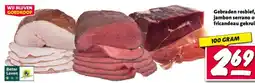 Nettorama Gebraden rosbief, jambon serrano of fricandeau gekruid aanbieding