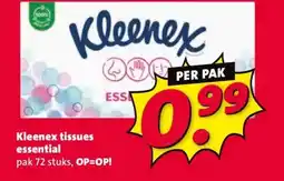 Nettorama Kleenex tissues essential aanbieding