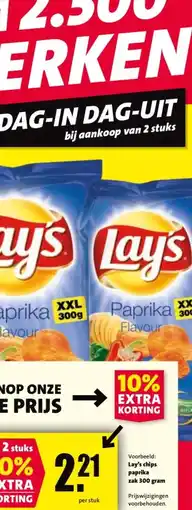 Nettorama Voorbeeld: Lay's chips paprika zak 300 gram aanbieding
