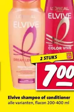Nettorama Elvive shampoo of conditioner aanbieding