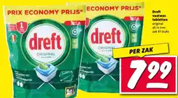Nettorama Dreft vaatwas tabletten aanbieding