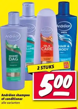 Nettorama Andrélon shampoo of conditioner aanbieding