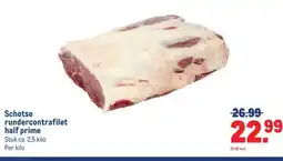 Makro Schotse rundercontrafilet half prime aanbieding