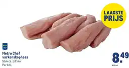 Makro Metro Chef varkenskophaas aanbieding