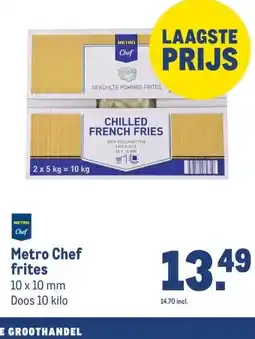 Makro Metro Chef frites aanbieding