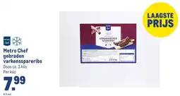 Makro Metro Chef gebraden varkensspareribs aanbieding