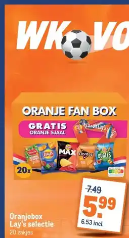 Makro Oranjebox Lay's selectie aanbieding