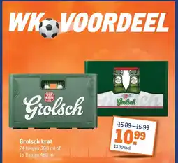 Makro Grolsch krat aanbieding