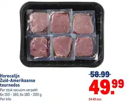 Makro Horecalijn Zuid-Amerikaanse tournedos aanbieding