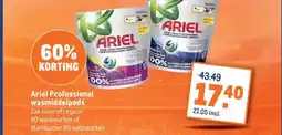 Makro Ariel Professional wasmiddelpods aanbieding
