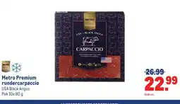 Makro Metro Premium rundercarpaccio aanbieding