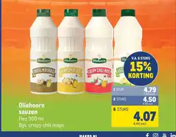 Makro Oliehoorn sauzen aanbieding