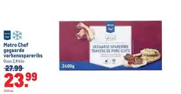 Makro Metro Chef gegaarde varkensspareribs aanbieding