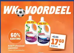 Makro Ariel Professional wasmiddel aanbieding