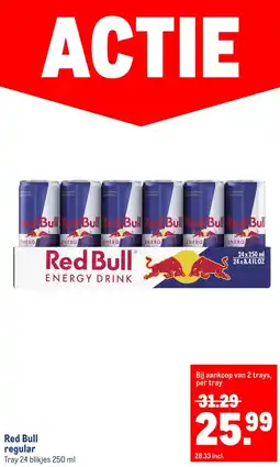 Makro Red Bull regular aanbieding