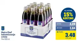 Makro Metro Chef balsamicoazijn crème aanbieding