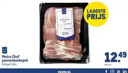 Makro Metro Chef pannenkoekspek aanbieding