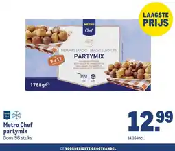 Makro Metro Chef partymix aanbieding