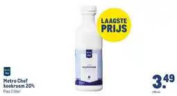 Makro Metro Chef kookroom 20% aanbieding