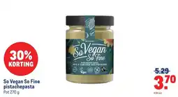 Makro So Vegan So Fine pistachepasta aanbieding