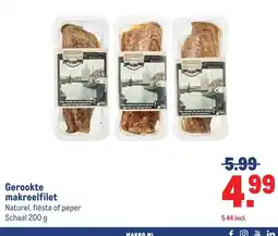 Makro Gerookte makreelfilet aanbieding